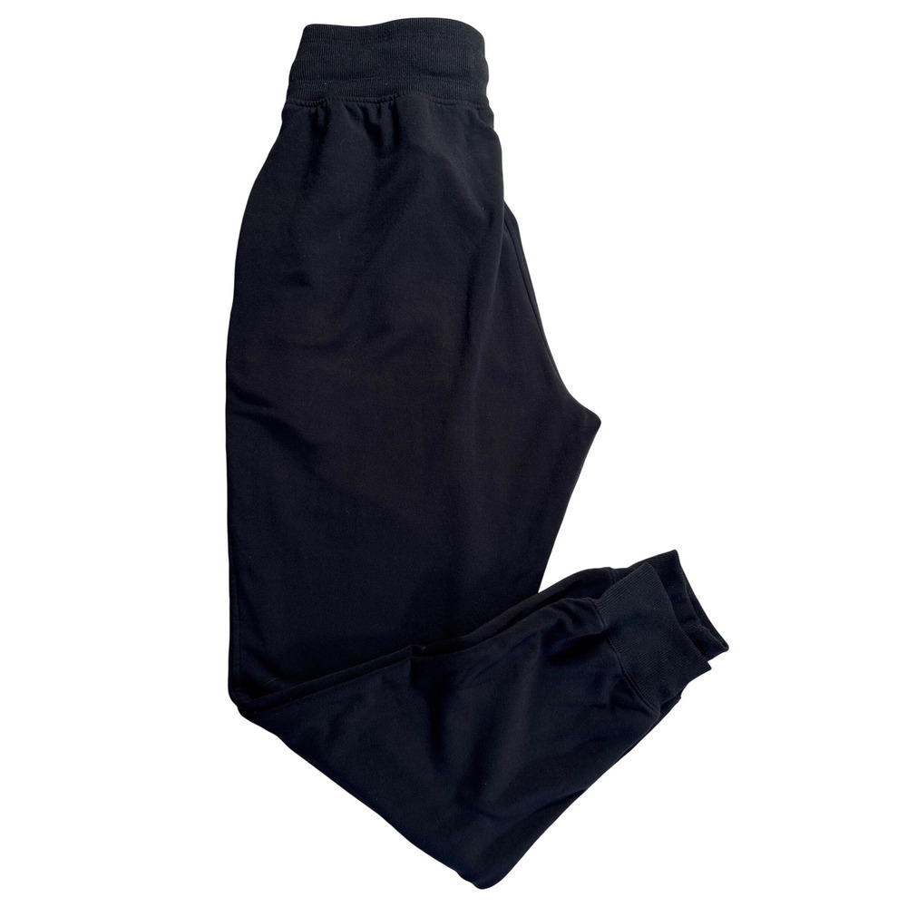 Black Modal Blend‎ Jogger Sweatpants Drawstring Size Medium